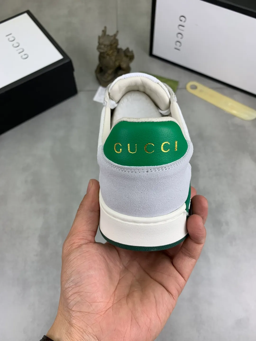 Men's men's shoes 💰P420💰【New model】 🆘 The latest model from Gucci official website🎁Classic casual and fashionable men's shoes👟Best model💥The style is simple and elegant, exclusive for trendy men. Unique official website latest brand elements👑Gucci original decoration, fashionable and generous, the fabric is made of original soft calfskin➕Comfortable soft pigskin lining ✅Wear-resistant rubber outsole specified on the official website_Full of elasticity, the classic model taken at the counter 🎬Color: 3️⃣colors available😍Number of codes: 38-44 (45 46 customized)